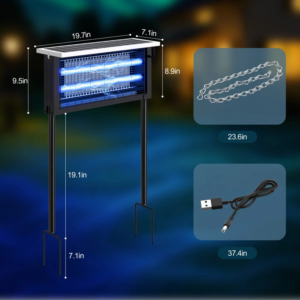 Solar Mosquito Killer Lamp