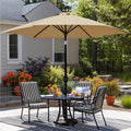 95" H Push-Button Tilt Market Umbrella